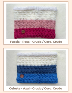 Cuellos con corderito Boston combinados - comprar online