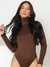 Body Costas Nua - Marrom - comprar online