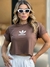 T-shirt Cropped Adidas - comprar online