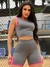 Conjunto Fit - Cinza/ Pink - comprar online