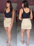 Short Saia Alfaiataria - Nude