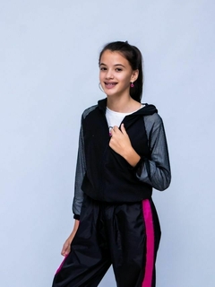 Campera manga red