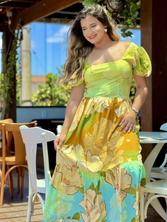 Imagem do Vestido Longo Manga Princesa