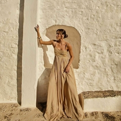 Vestido Longo Tarquinado - Anne Fernandes