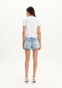 Short Jeans com Laço - Lança Perfume na internet