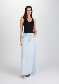 Saia Jeans Super Midi - My Favorite Things