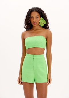 Conjunto Top + Short com Sobreposição - Lança Perfume