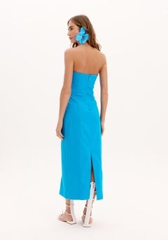 Vestido Super Midi sem Alças - Lança Perfume
