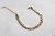 Pulseira Laminada Trança Banho Ouro 18K