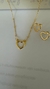 Conjunto Coração Ouro 18K - Baví Semijoias