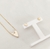 Conjunto Coração Com Zircônia Banho Ouro 18K - comprar online