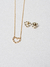 Conjunto Coração Com Pedras Banho Ouro - comprar online