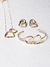 Conjunto Lu Colar + Brinco + Bracelete Banho Ouro - comprar online