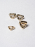 Brinco Triangular Liso P Banho Ouro na internet