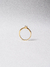 Anel Pedra Oval Banho Ouro - comprar online