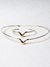 Colar Choker Onda Banho Ouro - comprar online