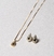 Conjunto Gota Pedras Banho Ouro - comprar online