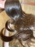 Cabelo brasileiro do sul 55cm, castanho natural
