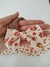 Kit babador 3 peças Floral Vermelho - comprar online