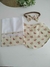 Kit babador 3 peças Floral