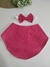 Kit babador 2 peças poá pink