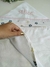 Toalha Fralda com Capuz Flores Cinza/Rosa - comprar online