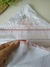 Toalha Fralda com Capuz Bordado Luxo Floral Rosé