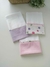 Kit Fralda de Boca Floral Rosa e Lilás - comprar online