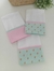 Kit Fralda de Boca Floral Verde e Rosa