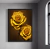 Quadro rosas douradas - comprar online