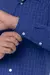 Camisa Classic Azul Bic Quadriculada 203
