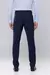 Calça Azul Quadriculada de Poliviscose - comprar online