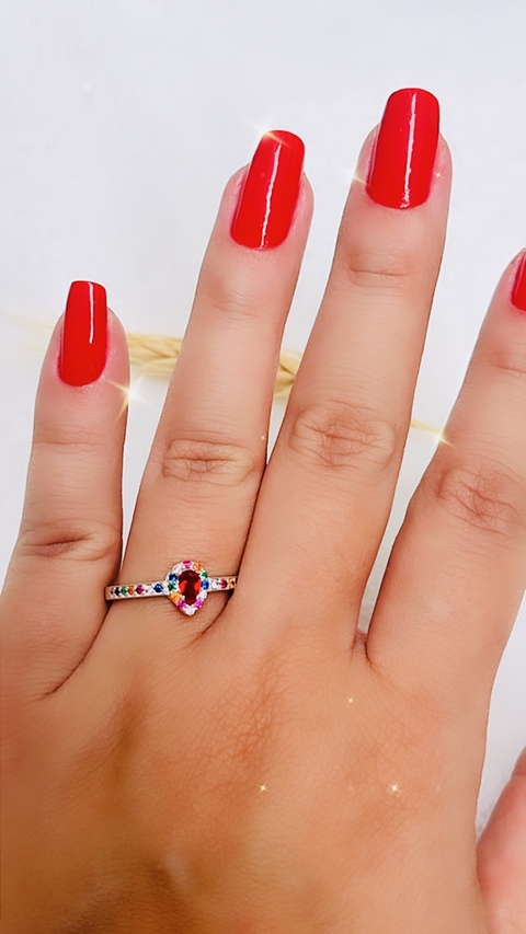 Anel em Prata 925 Classico Lady