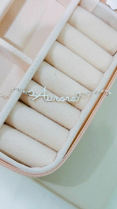 Pulseira Com Nome Personalizado Prata 925 - comprar online