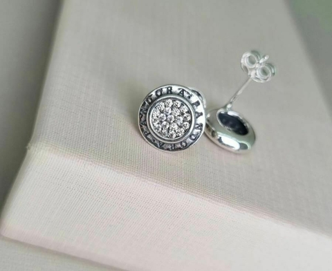 Brinco Colors Inspiração Pandora Prata 925