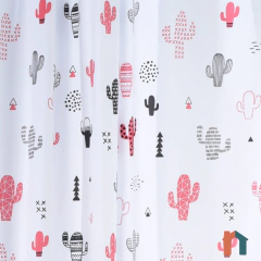 Cortina de Baño Plastica Completa