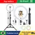 Kit Profissional Ring Light, led selfie Kit Completo, 2.1M, Tripé Universal, Controle Remoto - loja online