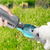 Cão garrafa de água portátil folha flip pet copo de água alimentador do cão