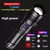 Lanterna LED recarregável USB super poderosa, luz da tocha de alta potência, l - QueroQ