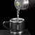 Conjunto de garrafa térmica de aço inoxidável com xic. café