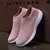 Mocassins deslizantes macios e confortáveis para mulheres, tênis leves, sapato - comprar online