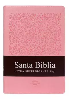 Biblia Letra Supergigante Reina Valera 1960 Rosa Y Marrón