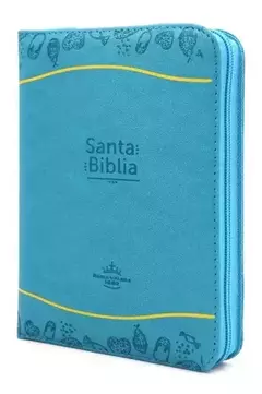 Biblia Reina Valera 1960 Cierre Ind Azul Amarillo Ayudas - Yumariz.2