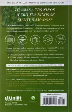 Los Cinco Lenguajes Del Amor De Los Niños - Gary Chapman - comprar online