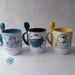 taza bombeire con cucharita - Yumariz.2