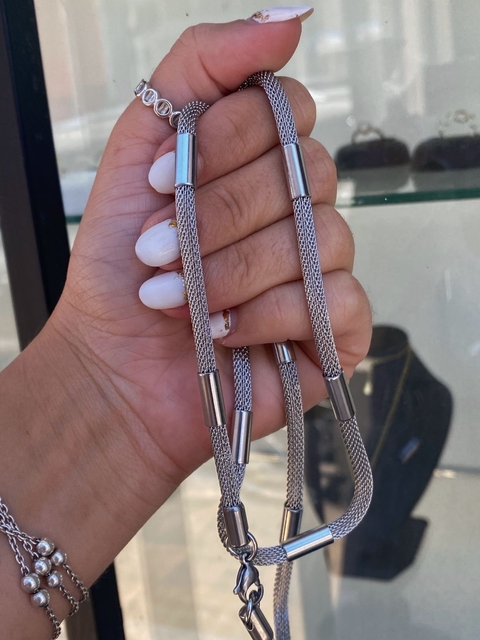 Cadena Inflada con placas 60cm AQ