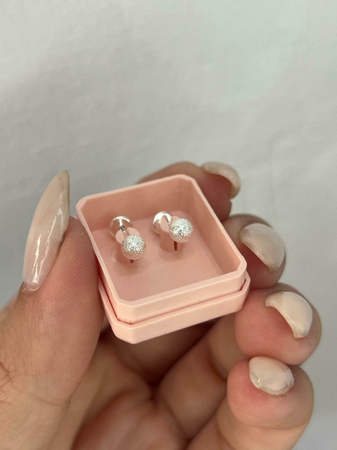 Abridor de Plata Perla Arenada chica - comprar online