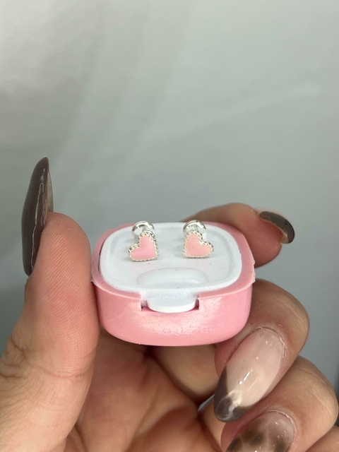 Abridor de Plata Corazon Pink - comprar online