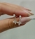Abridor colgante Ray bañado en Plata