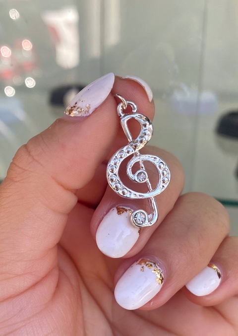 Dije Nota Musical - Plata Laminada AB